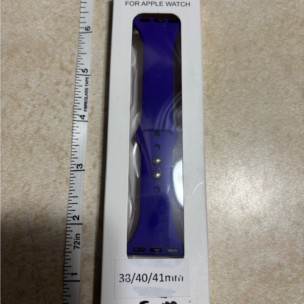 NWT Purple Silicone Smartwatch Band 38/40/41mm
